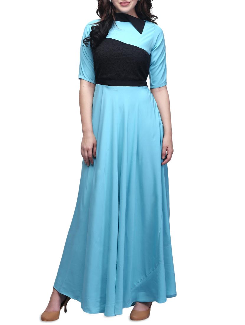 women's fit & flare color block dress - 14151046 -  Zoom Image - 0