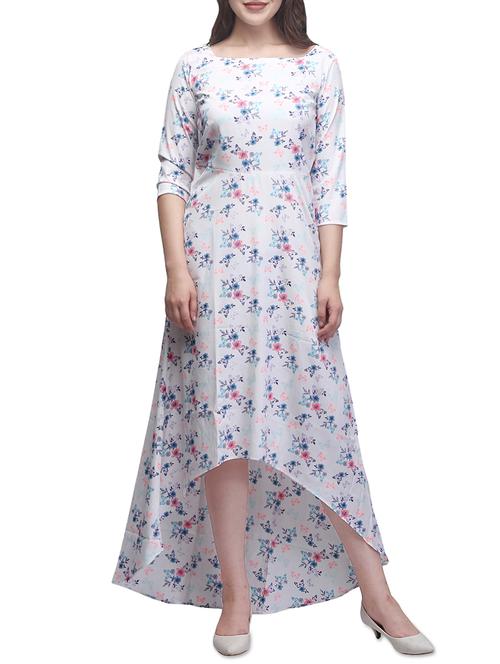 women's high low floral dress - 14151058 - Standard Image - 0