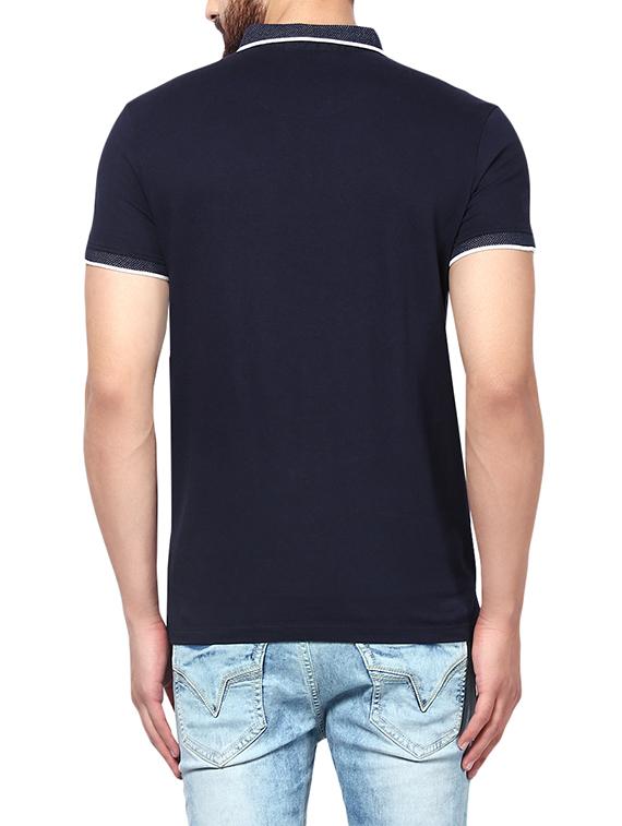blue cotton t-shirt - 14153817 - Standard Image - 2