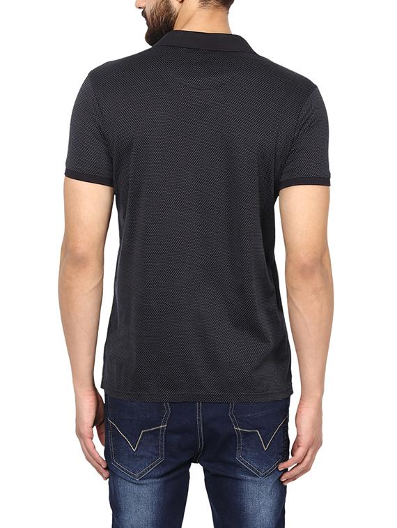 black cotton t-shirt - 14153831 - Standard Image - 2