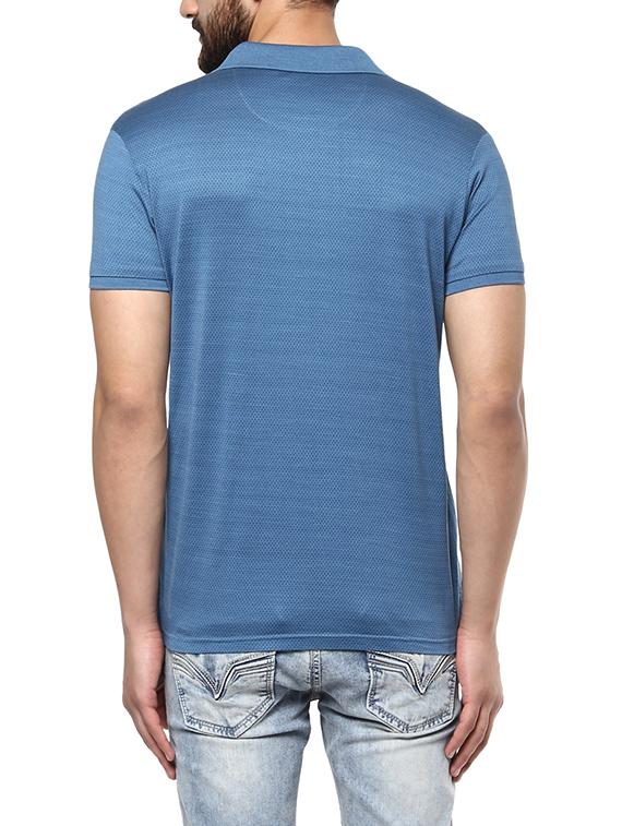 blue cotton t-shirt - 14153833 - Standard Image - 2