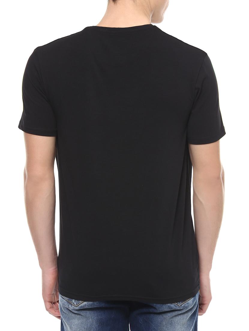 black cotton t-shirt - 14153883 - Standard Image - 2