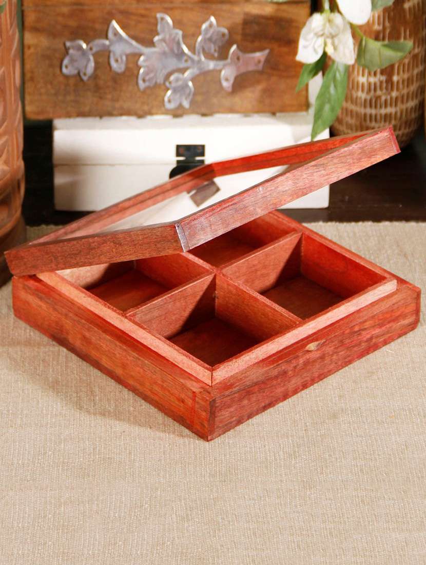 Wooden Masala Box
