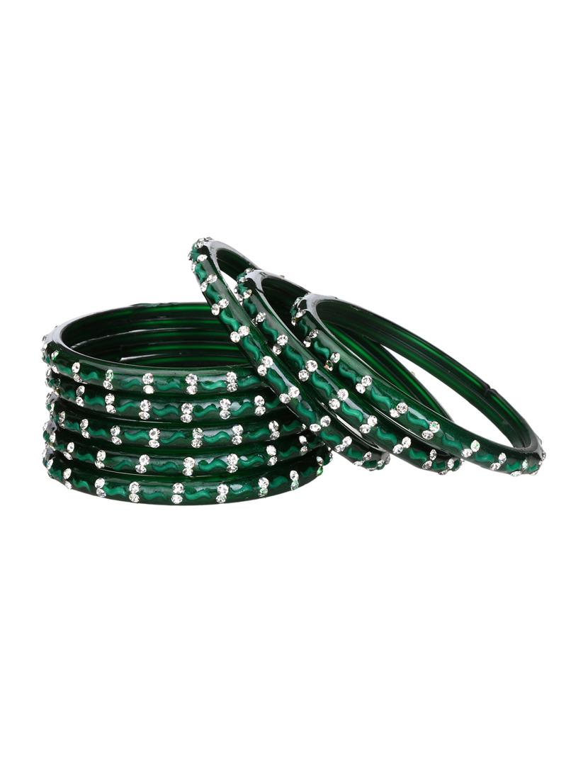 multi colored glass bangle combo - 14159163 - Standard Image - 2