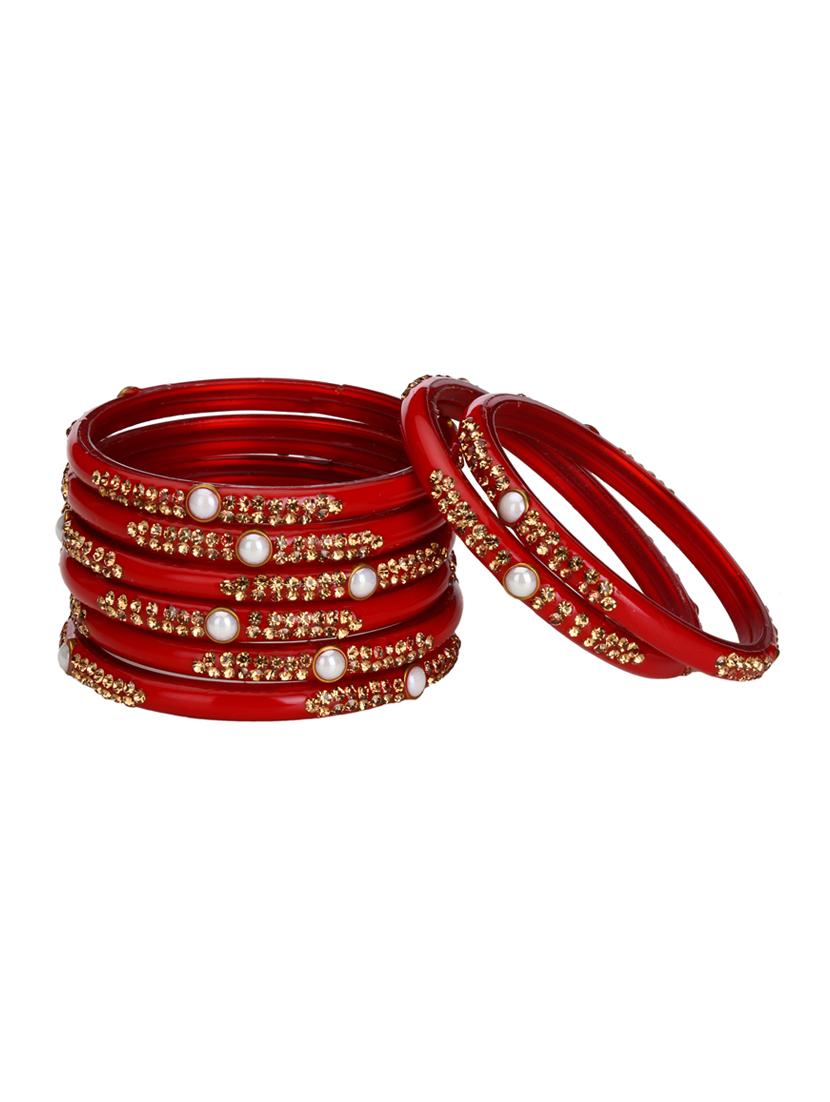 multi colored glass bangle combo - 14159166 - Standard Image - 2