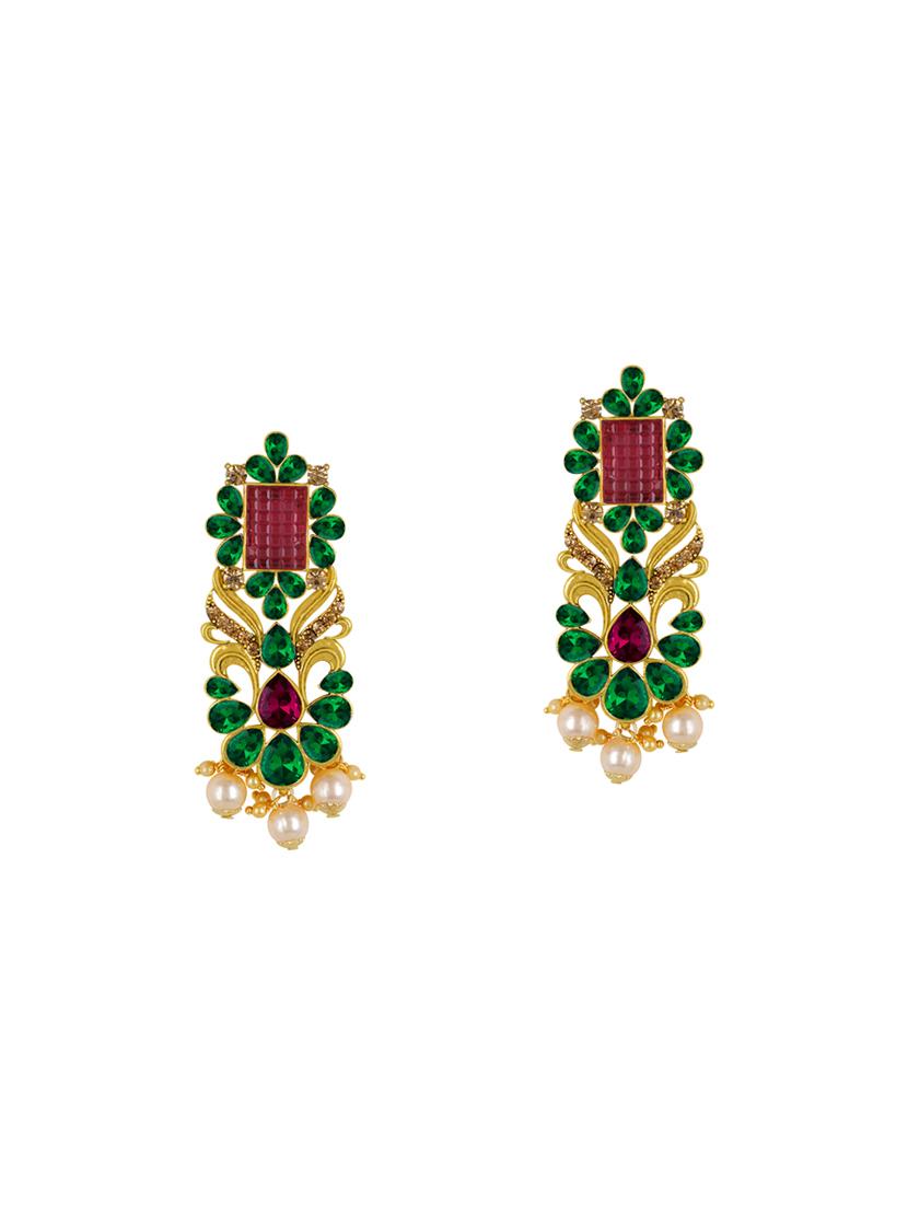 multi colored metal chandelier earrings - 14161671 -  Zoom Image - 0