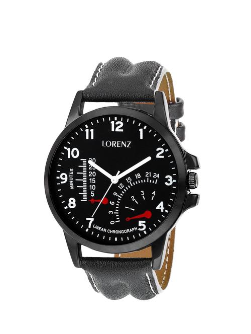lorenz mk-1035a original linear chrono style analog watch for men - 14162412 - Standard Image - 0