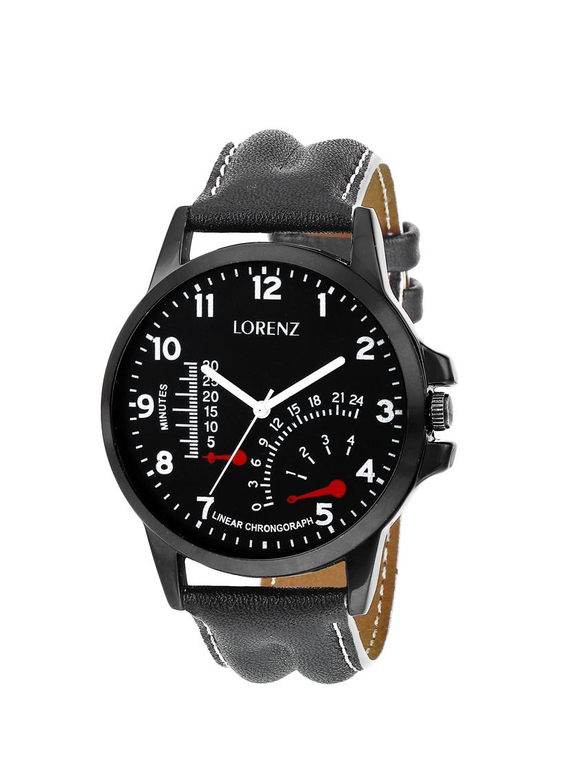lorenz mk-1035a original linear chrono style analog watch for men - 14162412 - Zoom Image - 0