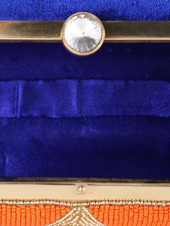 mutli colored metal clutch - 14170567 - Standard Image - 2