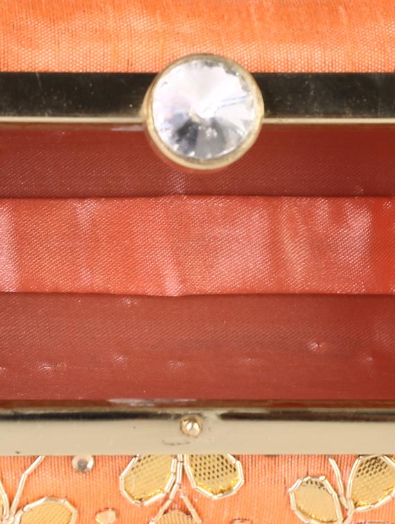 orange metal clutch - 14170570 - Standard Image - 2