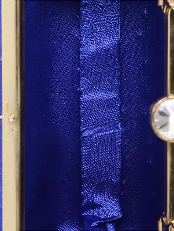 blue metal clutch - 14170575 - Standard Image - 2