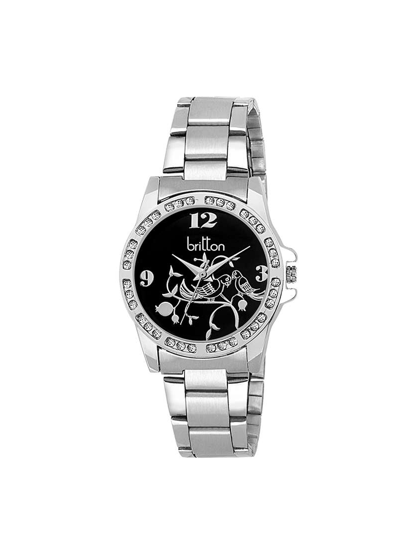 britton swiss round dial anolog watch