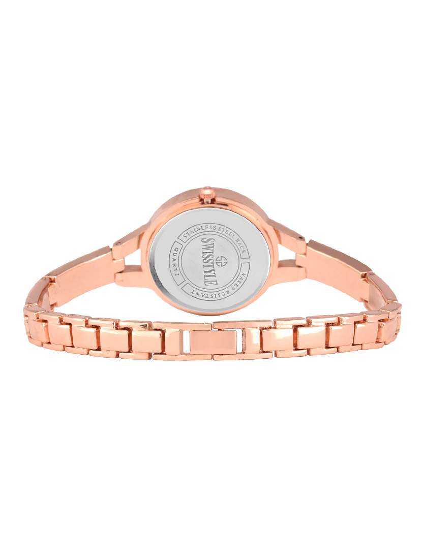 swisstyle stainless steel round dial anolog watch - 14172744 -  Standard Image - 2