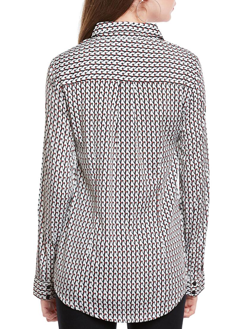 black printed casual shirt - 14178866 - Standard Image - 2