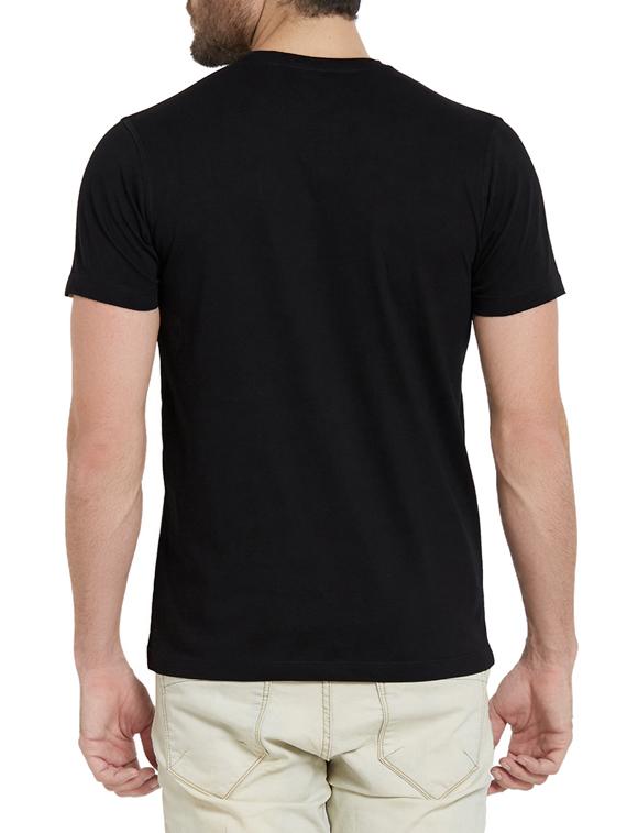 black cotton t-shirt - 14181637 - Standard Image - 2