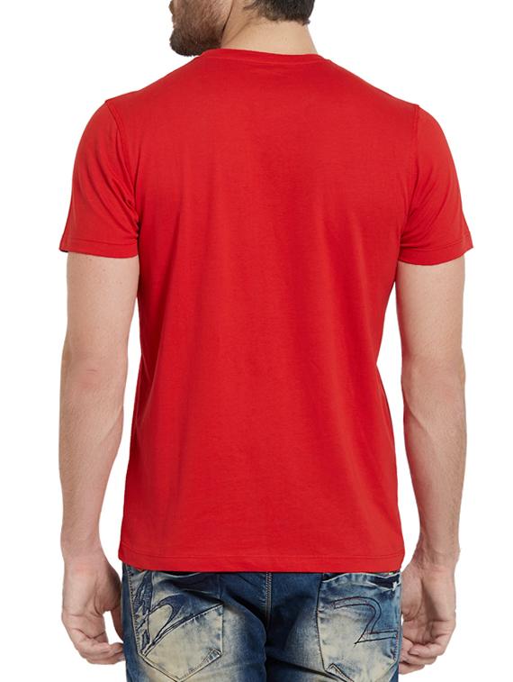 red cotton t-shirt - 14181638 - Standard Image - 2