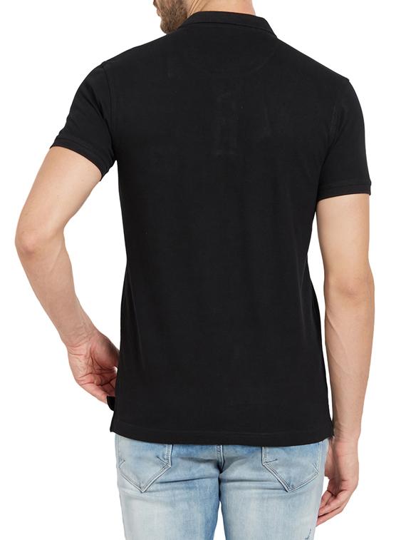 black cotton t-shirt - 14181676 - Standard Image - 2