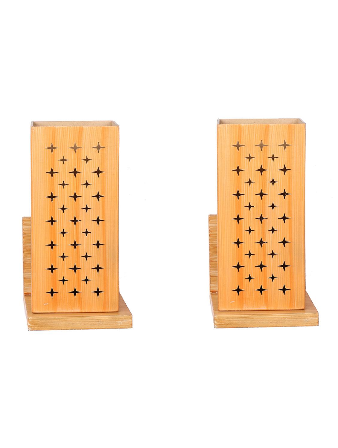 somil designer wooden wall lamp (set of 2)- aa25 - 14184950 - Standard Image - 2