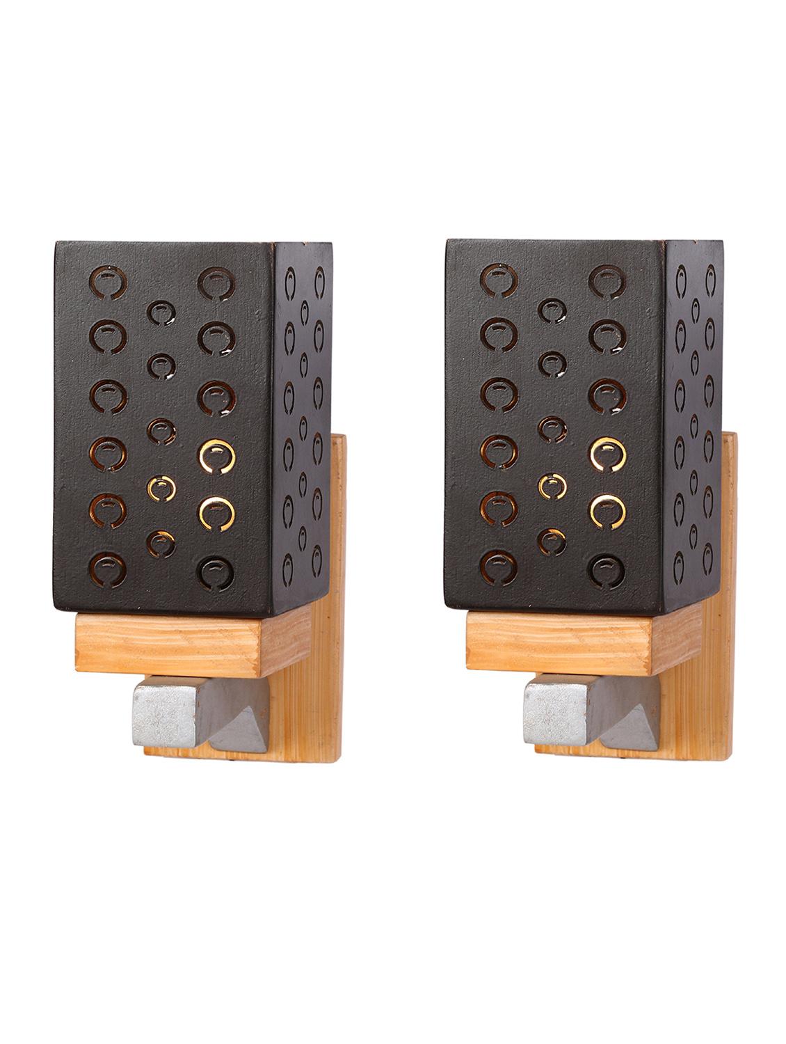 somil designer wooden wall lamp (set of 2)- aa36 - 14184961 - Standard Image - 2