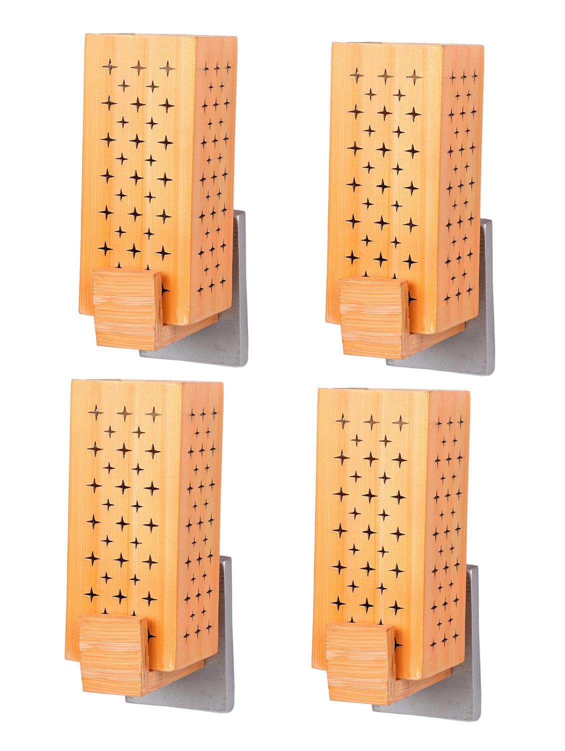 somil designer wooden wall lamp (set of 4)- aa63 - 14184988 - Standard Image - 2