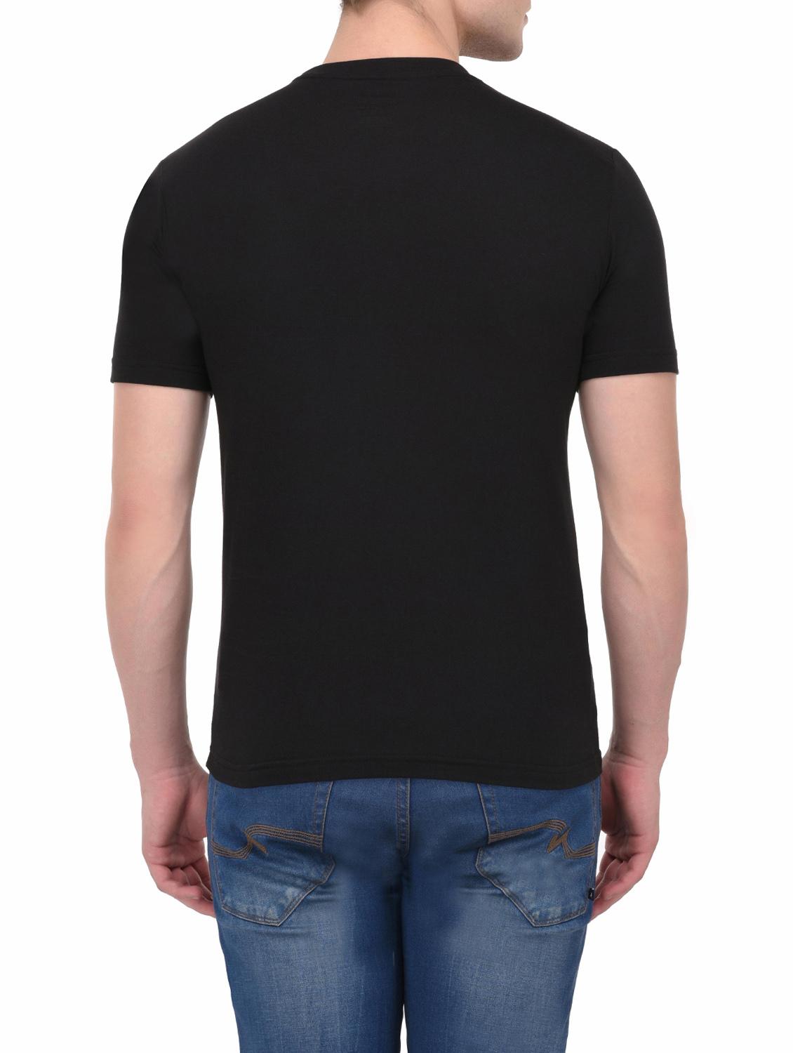 black cotton t-shirt - 14188945 - Standard Image - 2