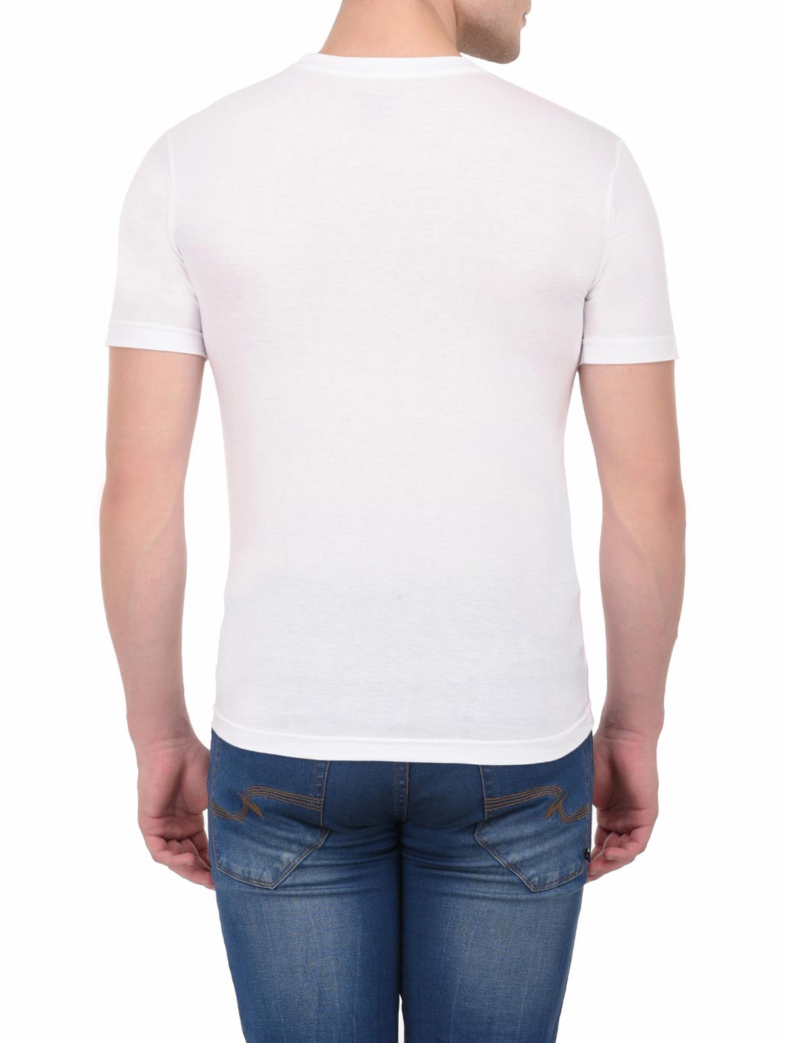 white cotton t-shirt - 14188946 - Standard Image - 2