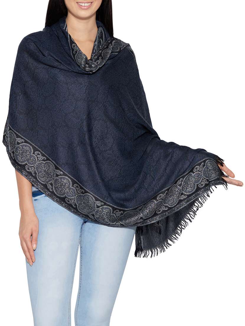 women's printed print stole - 14195496 - Standard Image - 2