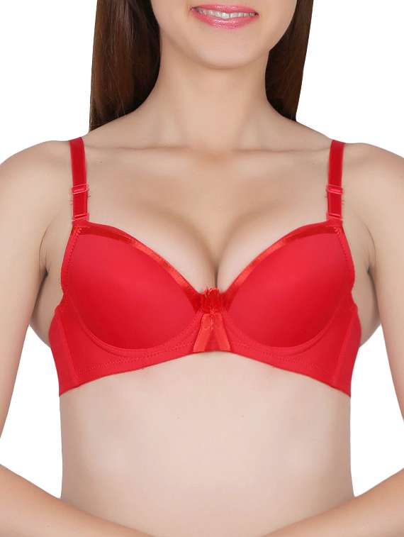 detachable strap push up bra