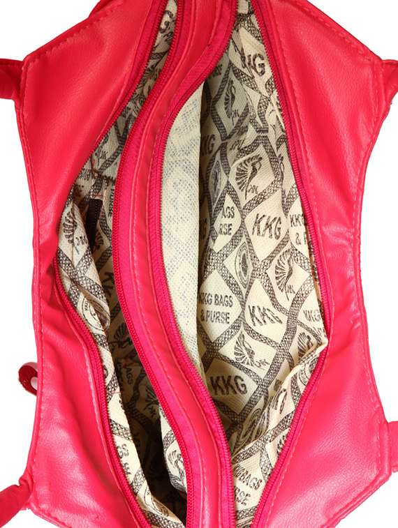 pink leatherette  regular handbag - 14209394 -  Standard Image - 2