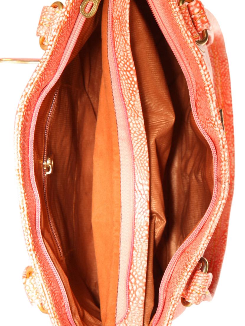 pink leatherette regular handbag - 14209413 - Standard Image - 2