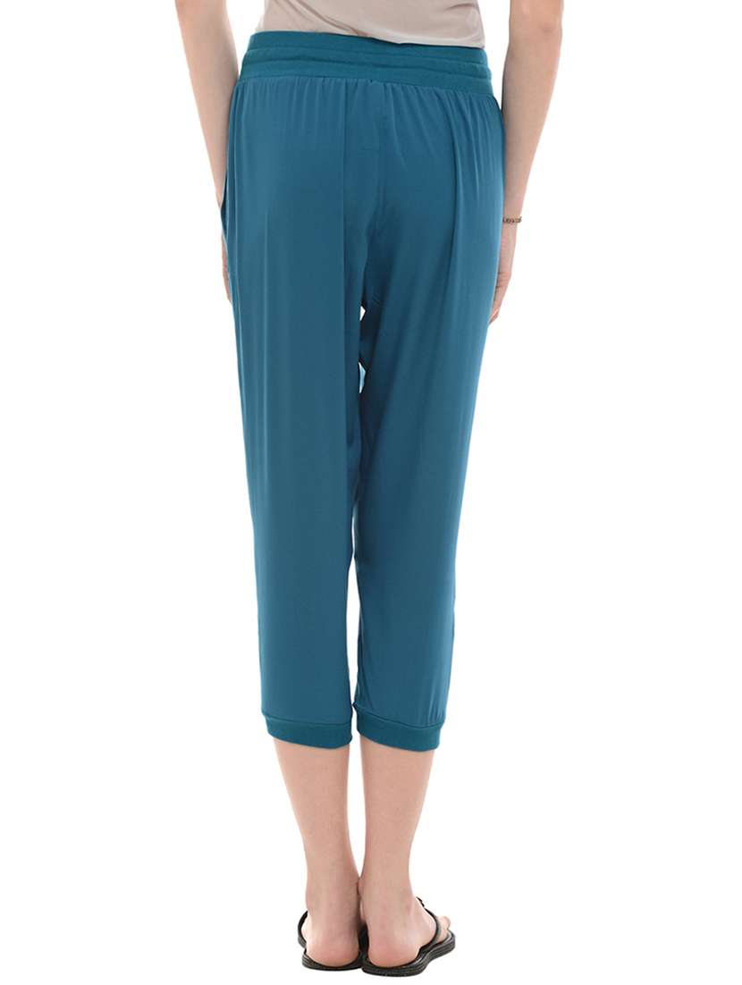 blue polyester capri - 14222433 - Standard Image - 2