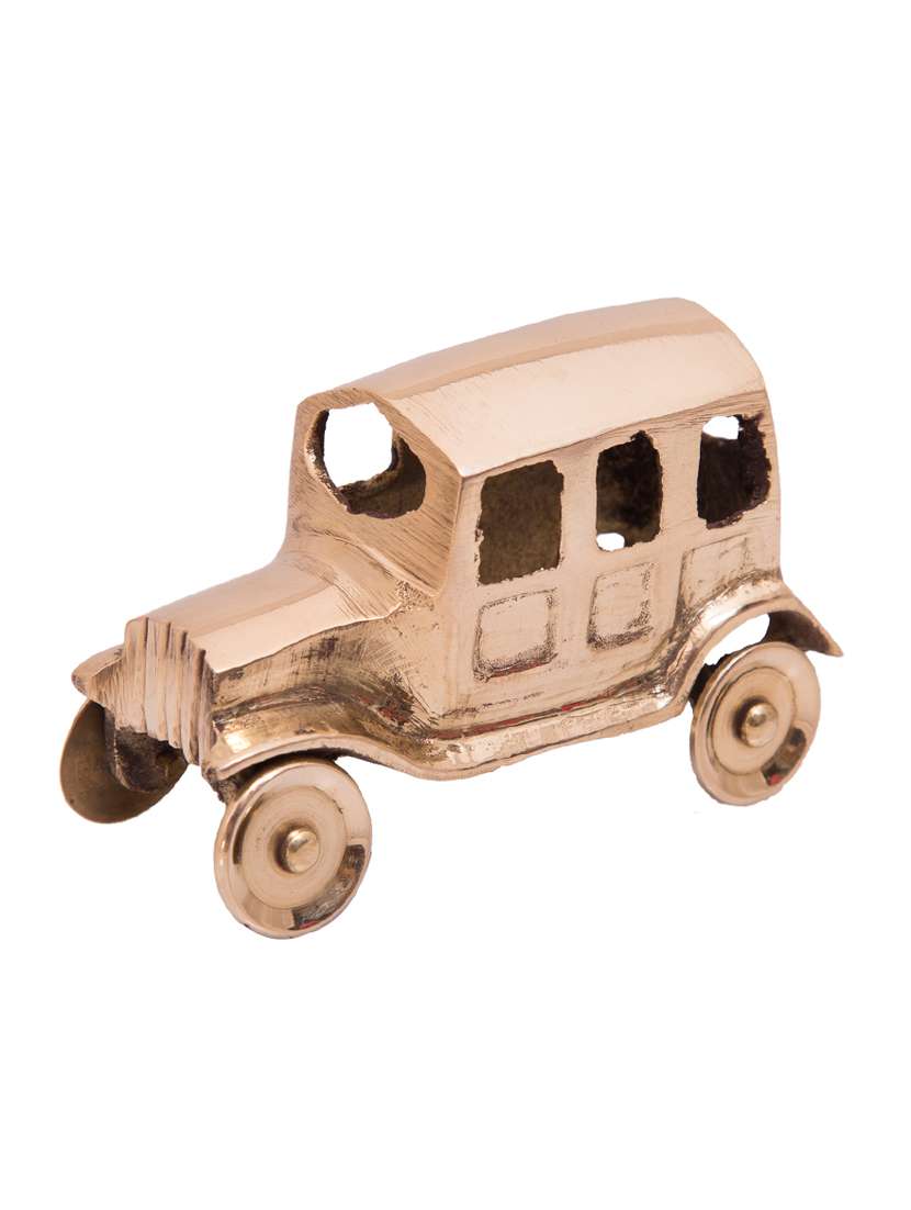 brass antique vintage car showpiece