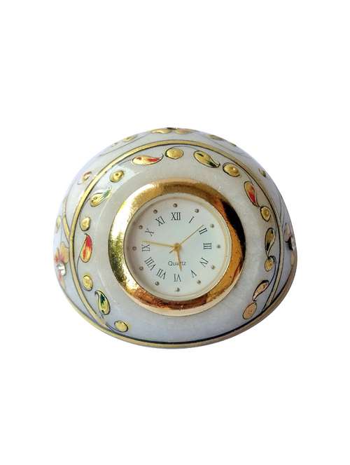 luxurious gold work table clock - 14225799 -  Standard Image - 0