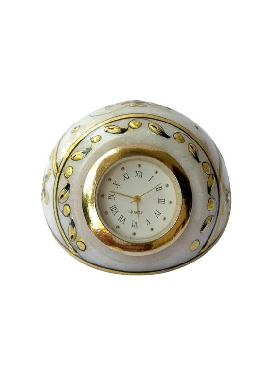 luxurious gold work table clock