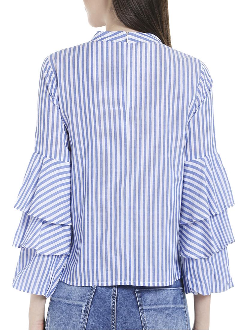 light blue cotton top - 14227291 - Standard Image - 2