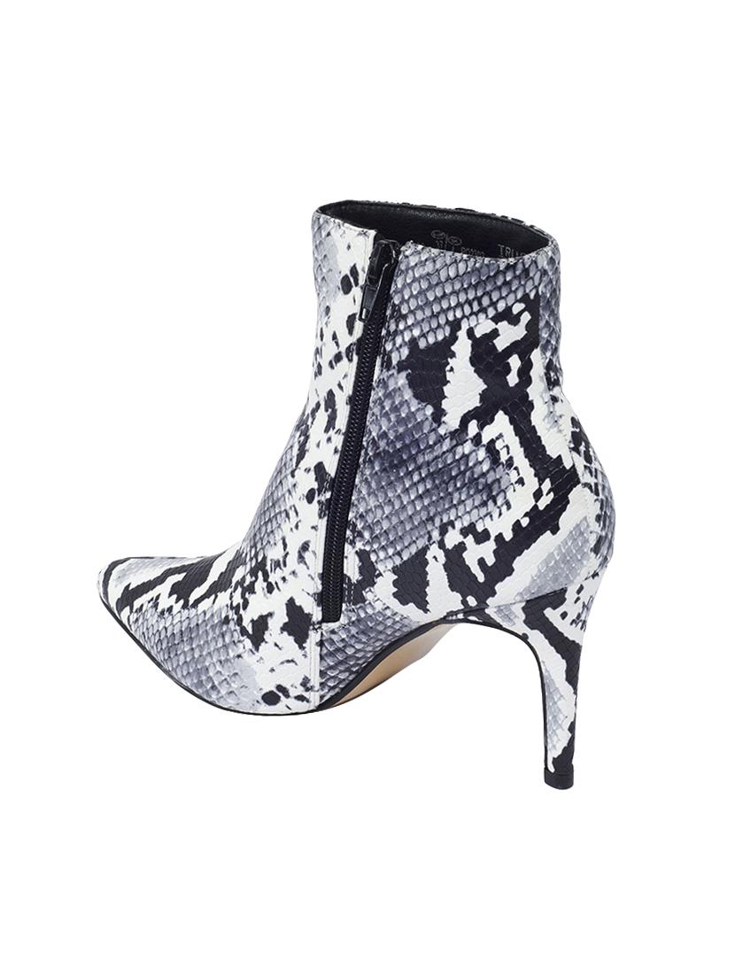 grey textured ankle boot - 14227311 - Standard Image - 2