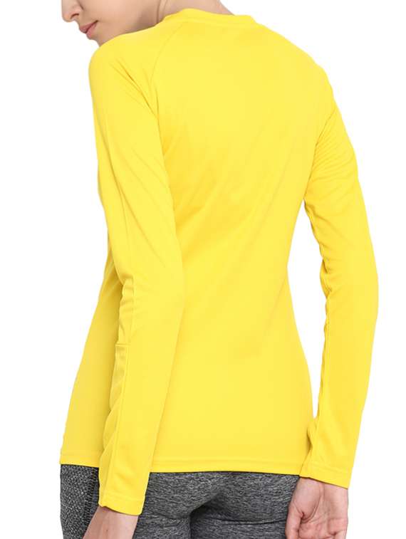 Yellow Printed Casual Tee - 14234117 -  Standard Image - 2