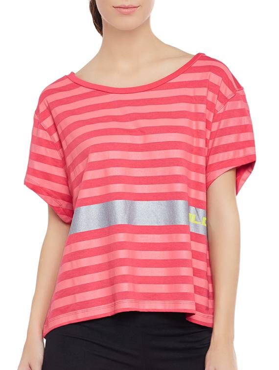 pink cotton casual top - 14234118 -  Zoom Image - 0