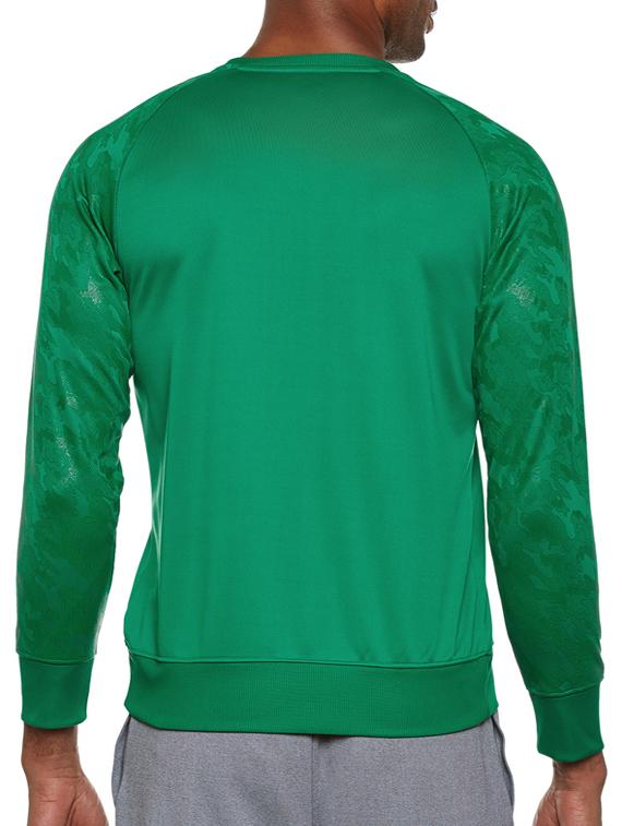 green polyester sweatshirt - 14235253 - Standard Image - 2