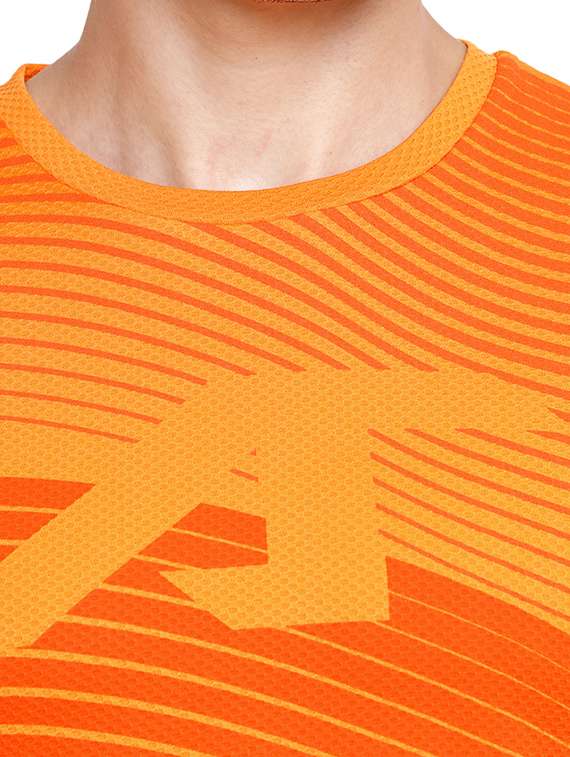 orange polyester t-shirt - 14235276 -  Standard Image - 2