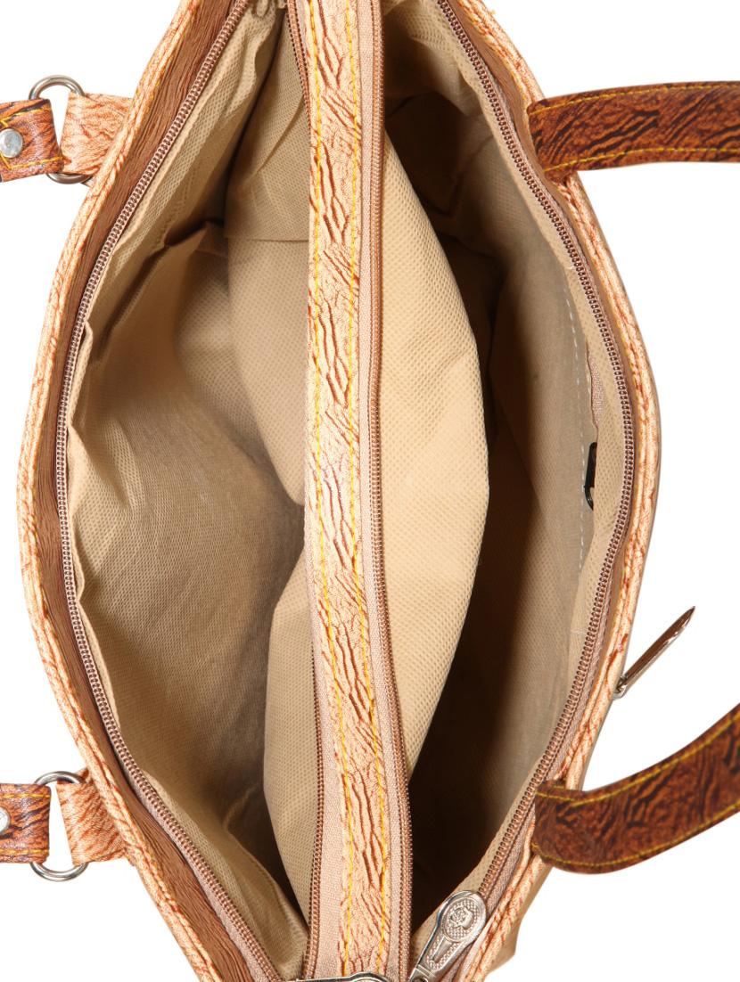 beige leatherette handbag - 14236441 - Standard Image - 2
