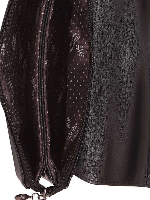 black canvas regular clutch - 14236887 -  Standard Image - 2