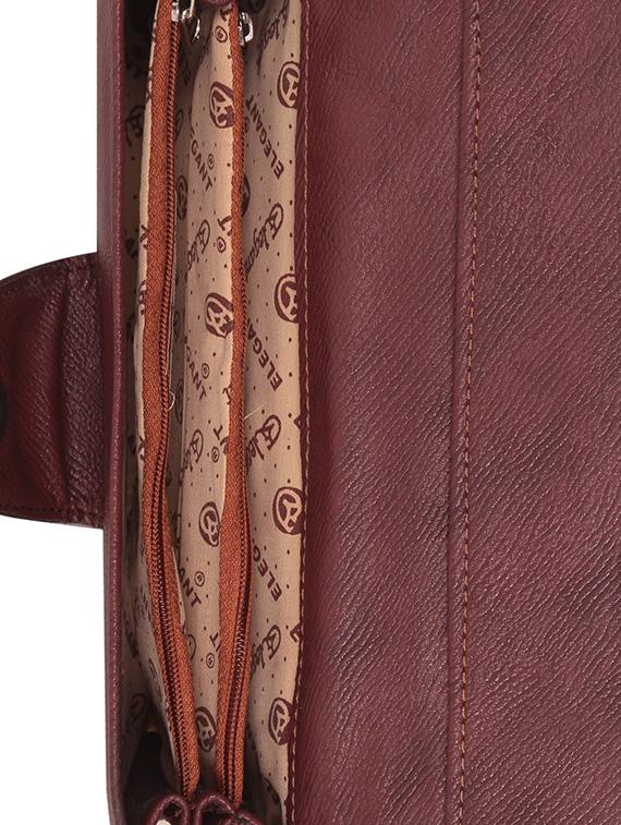 brown canvas regular clutch - 14236892 - Standard Image - 2