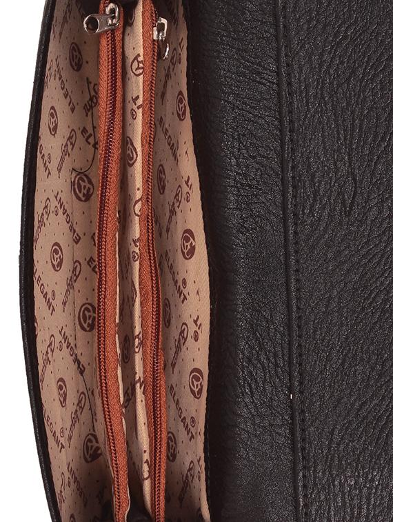 black canvas regular clutch - 14236893 - Standard Image - 2