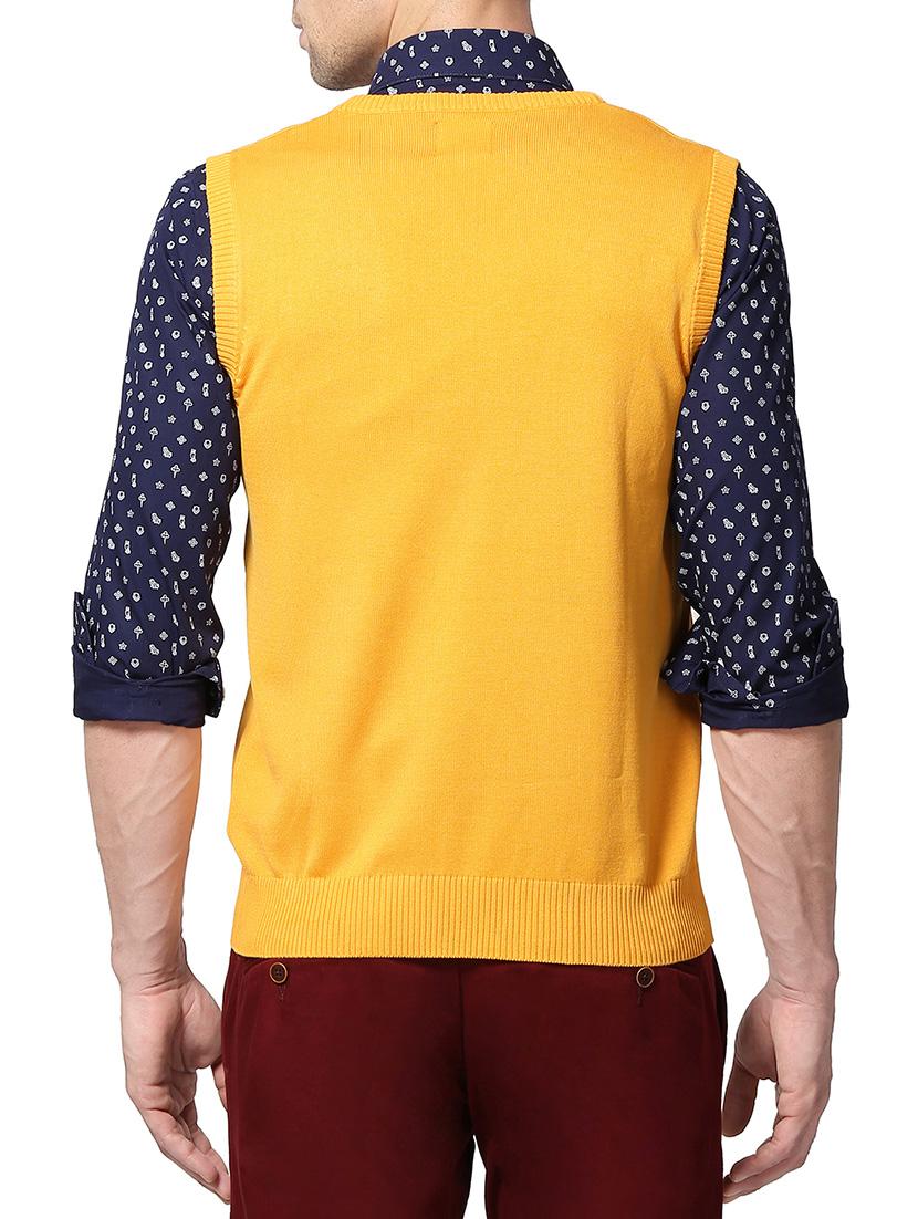 yellow cotton sweater - 14240370 - Standard Image - 2