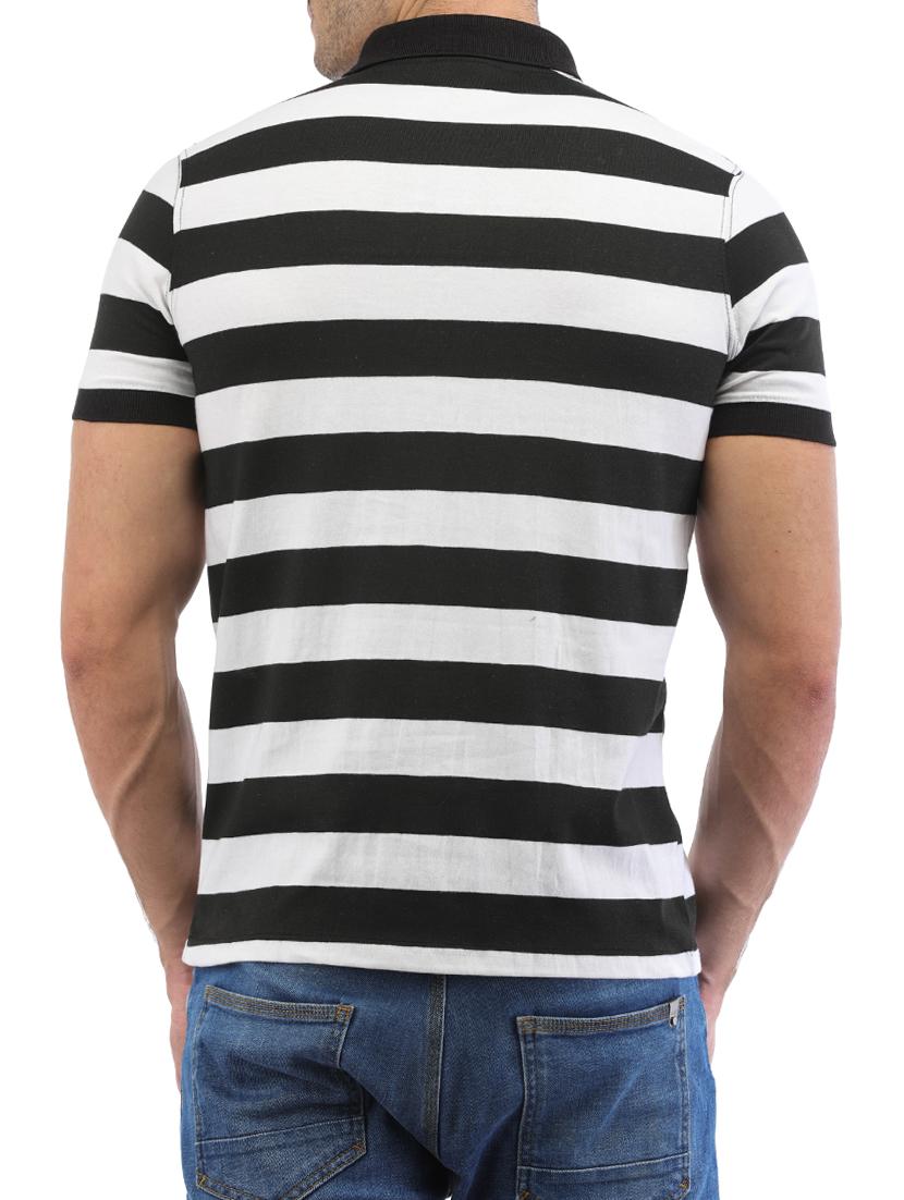 monochrome striped t-shirt - 14253527 - Standard Image - 2