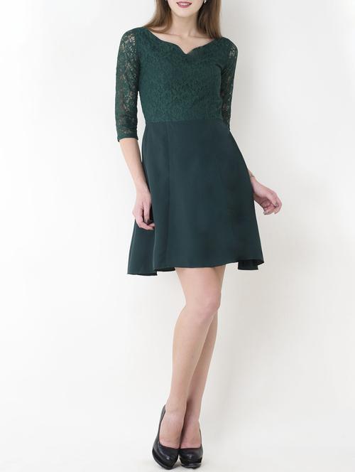 women's  self design dress - 14260001 -  Standard Image - 0