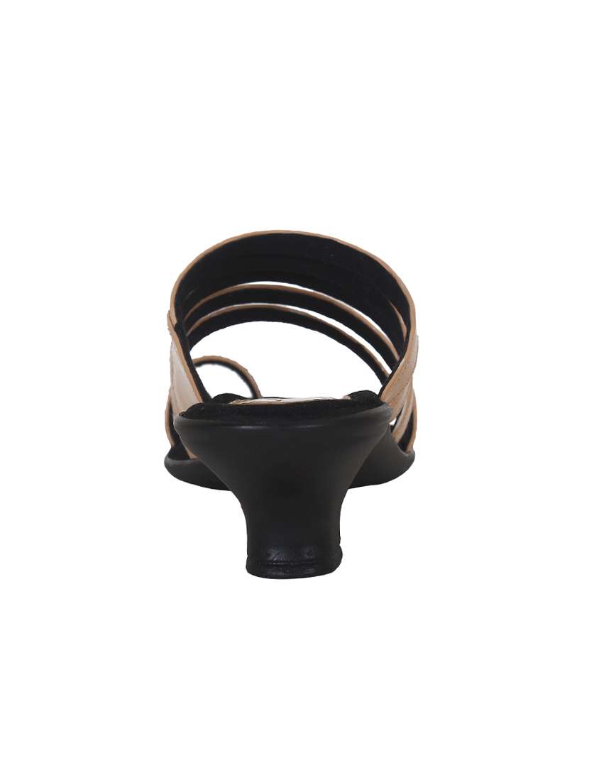 beige one toe sandal - 14262478 -  Standard Image - 2