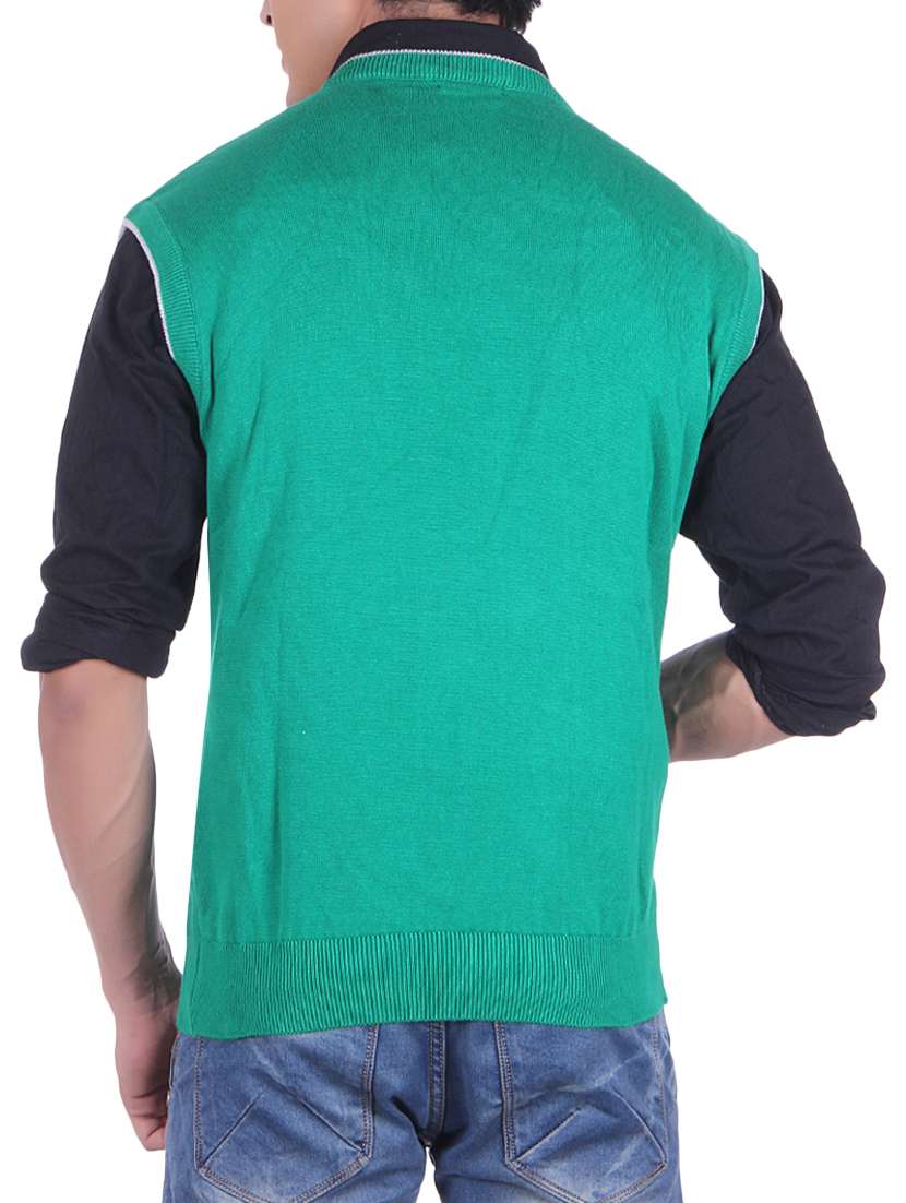 green cotton pullover - 14314779 - Standard Image - 2