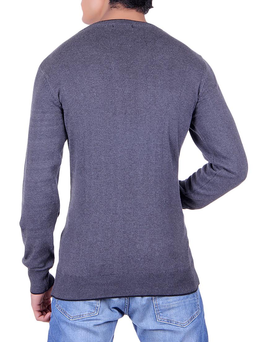 grey cotton pullover - 14314782 - Standard Image - 2